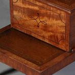 Bibliotheektrapje in mahonie ca 1830 met 2 compartimenten e, Antiek en Kunst, Ophalen of Verzenden