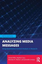 Analyzing Media Messages using quantitative co 9781032264677, Verzenden, Zo goed als nieuw