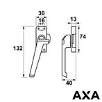 AXA 3308 Raamsluiting met drukknop Raamboom grendel Sluiting, Ophalen of Verzenden, Nieuw, Overige typen