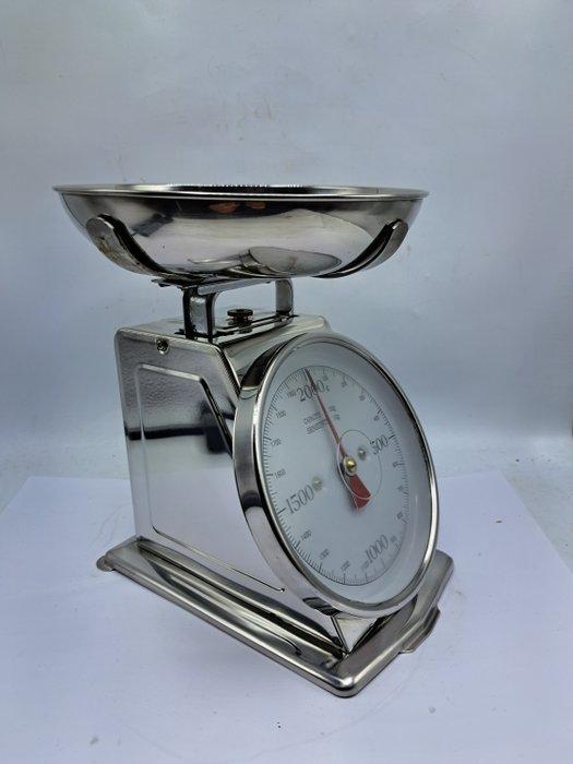 Keukenweegschaal - Capacity 2kg - Staal - Mechanische, Antiek en Kunst, Antiek | Keukenbenodigdheden