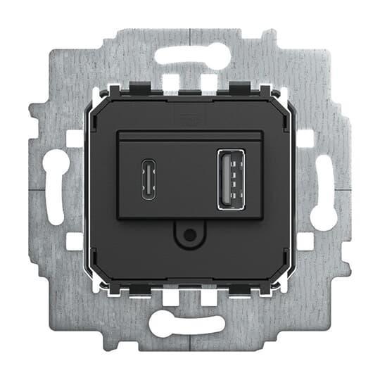 Busch Jaeger Reflex SI USB A+C voedingssokkel 1V 3000mA -, Doe-het-zelf en Verbouw, Elektra en Kabels, Ophalen of Verzenden
