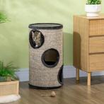 TRUUSK Krabton Pluche Design - 3 Niveaus - 3 Grotten - Sisal, Dieren en Toebehoren, Verzenden, Nieuw