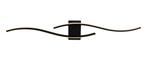 LED Wandlamp 21W Mat Zwart Rechthoek 1680 lm, Huis en Inrichting, Lampen | Wandlampen, Ophalen of Verzenden, Nieuw, Metaal