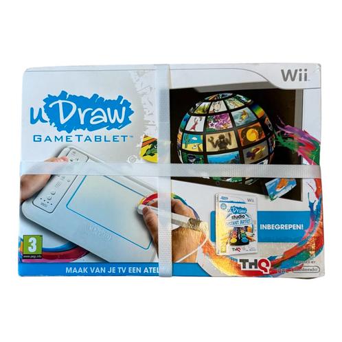 uDraw Gametablet Nintendo Wii + game uDraw Studio instant ar, Spelcomputers en Games, Games | Nintendo Wii, Zo goed als nieuw