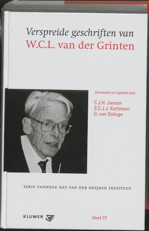 Verspreide geschriften van W.C.L.van der Grinten / Serie, Boeken, Wetenschap, Gelezen, Verzenden