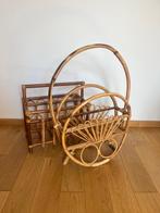 Tijdschriftenhouder - Bamboe, Rattan - Twee, Antiek en Kunst, Curiosa en Brocante