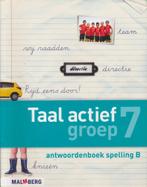 Taal Actief versie 4 Antwoordenboek Spelling 7B, Verzenden, Nieuw