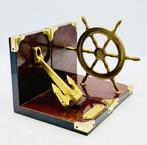 Boekensteunen - Marinos - Hout, Messing, Antiek en Kunst, Curiosa en Brocante
