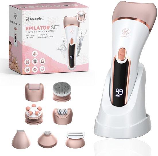 2dekans | Beeperfect® 7 in 1 Epilator Voor Vrouwen -, Kleding | Dames, Badmode en Zwemkleding, Wit, Zo goed als nieuw, Ophalen of Verzenden