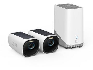 Eufy Cam 3 4K Draadloze Beveiligingsset - Inclusief Homebase beschikbaar voor biedingen