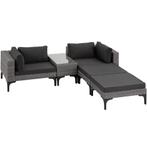 Wicker lounge Bellaria - grijs