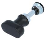Knop WC-garnituur NUDA PURO mat zwart, Verzenden, Nieuw