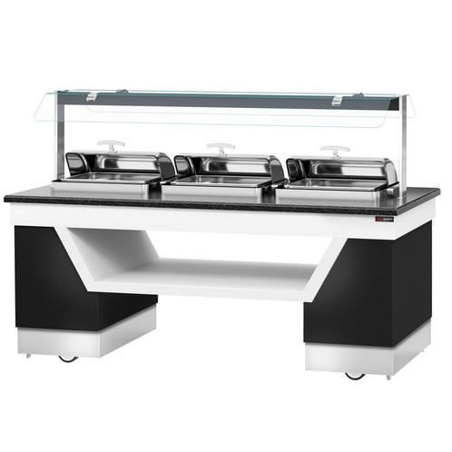 GGM Gastro | Warm buffet toonbank BELFAST - 2300mm - met |, Zakelijke goederen, Horeca | Keukenapparatuur, Nieuw in verpakking