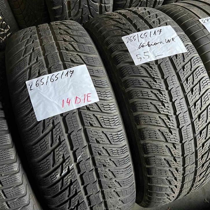 2 x Nokian WR 265-65-17 Winterbanden 5,5mm, Auto-onderdelen, Banden en Velgen, 17 inch, Winterbanden, 265 mm, Personenwagen, Gebruikt
