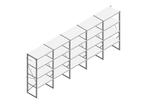 Voordeelrij Nedcon SF Legbordstelling 2000x5030x600mm hxbxd