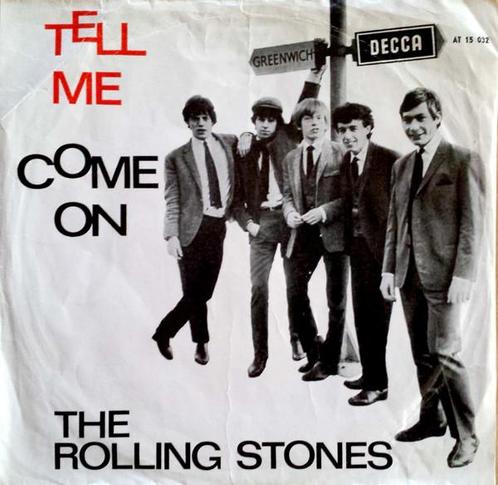 The Rolling Stones - Tell Me / Come On, Cd's en Dvd's, Vinyl | Rock, Gebruikt, Ophalen of Verzenden