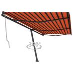 vidaXL Luifel vrijstaand automatisch 600x350 cm oranje en, Verzenden, Nieuw