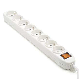 Penaarde stekkerdoos 8-voudig | Perel | 1.5 meter, Doe-het-zelf en Verbouw, Elektra en Kabels, Nieuw, Verzenden