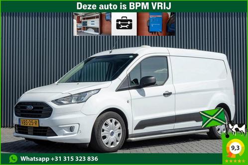 Ford Transit Connect | L2H1 | Cruise | Omvormer | Inrichting, Auto's, Bestelauto's, Onderhoudsboekje, Lease, Zwart, Handgeschakeld
