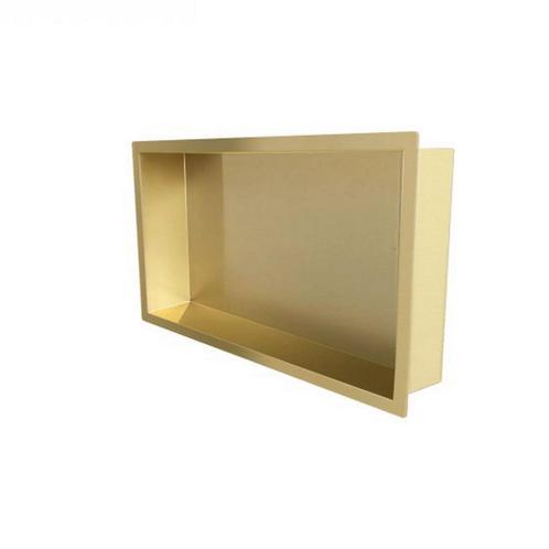 Inbouwnis BWS Incorporado 30x60x7 cm Geborsteld Messing Goud, Doe-het-zelf en Verbouw, Sanitair, Bad, Nieuw, Ophalen of Verzenden