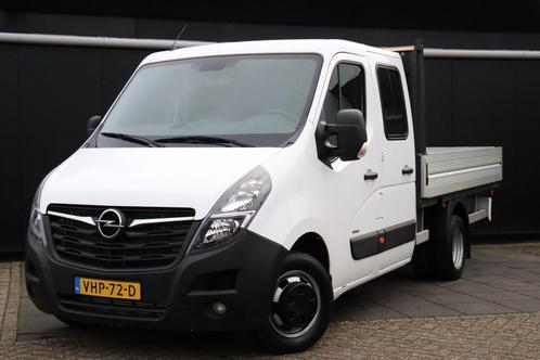 Opel Movano 2.3 Turbo L3H1 DL DC LAADBAK | TREKHAAK | CRUISE, Auto's, Bestelauto's, Onderhoudsboekje, Lease, Grijs, Handgeschakeld