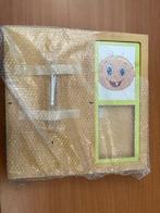 Klok - My First Clock houtkleur - foto en gipsafdruk, Verzenden, Nieuw, Kraamcadeau