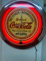 Coca-Cola - neon Coca-Cola horloge - Lichtbord - Plastic,, Antiek en Kunst
