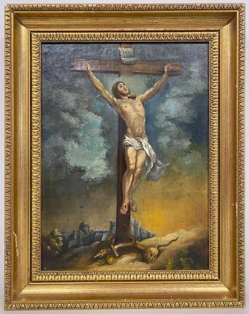 Italiaanse school (XIX) - Gesù, Antiek en Kunst, Kunst | Schilderijen | Klassiek