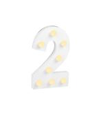 2 Licht Cijfer 16,5cm, Hobby en Vrije tijd, Verzenden, Nieuw