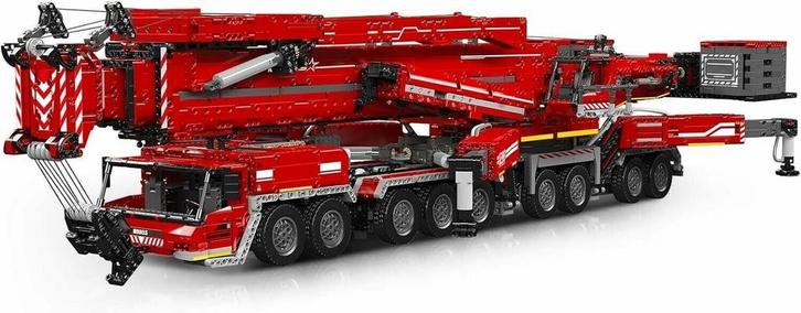 Mould King 17008 LTM11200 Kraan rood (Voertuigen), Kinderen en Baby's, Speelgoed | Bouwstenen, Nieuw, Verzenden