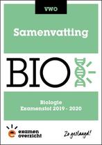 ExamenOverzicht   Samenvatting Biologie VWO 9789492981189, Zo goed als nieuw