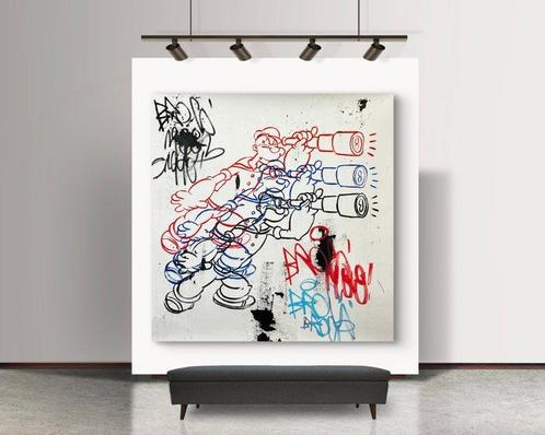 Freda People (1988-1990) - Popeye, Antiek en Kunst, Kunst | Schilderijen | Modern