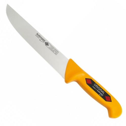 Eikaso Solingen Slagersmes 23 cm – Stijf Lemmet – Geel H, Huis en Inrichting, Keuken | Bestek, Nieuw, Ophalen of Verzenden