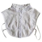 Los blouse kraagje wit met opstaande kraag en bloemenprint, Kleding | Dames, Blouses en Tunieken, Nieuw, Wit, Losse Blouse Kraagjes