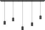 Calex Retro Plafondlamp - 5x E27 - Hanglamp Industrieel - 14, Verzenden, Zo goed als nieuw
