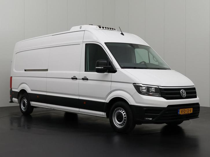 Volkswagen Crafter L4 H3 2020 €397 per maand, Auto's, Bestelauto's, Dealer onderhouden, Te koop, Zwart, Handgeschakeld, Financial lease