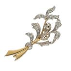 Broche - 18 karaat Geel goud Diamant (Natuurlijk), Sieraden, Tassen en Uiterlijk