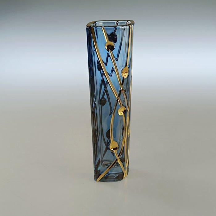 SECOLOVENTESIMO - Vaas - Verbindingen - 24 kt goud - Gouden, Antiek en Kunst, Antiek | Glas en Kristal