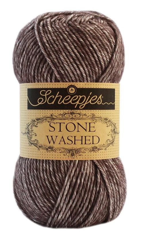 Scheepjes Stone Washed - 829 obsidian - Katoen Garen, Hobby en Vrije tijd, Breien en Haken, Ophalen of Verzenden
