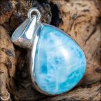 Zeer zeldzame natuurlijke blauwe oceaan Larimar Hanger - 925