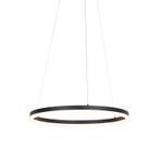 Design hanglamp zwart 60 cm incl. LED 3-staps dimbaar -, Huis en Inrichting, Lampen | Hanglampen, Nieuw, Modern, 75 cm of meer