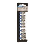 Silverline Doppenset - 6-punt - Chroom vanadium staal - 9..., Ophalen of Verzenden, Nieuw