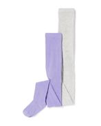 HEMA Kindermaillots rib - 2 paar lavendel, Verzenden, Nieuw