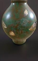 Vaas - Brons - Japan - Takaoka bronzen vaas met doos (Zonder