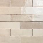 Equipe wandtegel artisan ochre 6,5x20 random beige glans, Nieuw, Ophalen of Verzenden, 10 m² of meer, Wandtegels