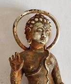 Pala-cultuur Zilver Miniatuur Bodhisattva-beeldje - 59 mm