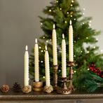 2dekans | Aurae LED Dinerkaarsen met Afstandsbediening – 6x, Ophalen of Verzenden, Zo goed als nieuw