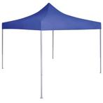 vidaXL Partytent professioneel inklapbaar 2x2 m staal blauw, Verzenden, Nieuw, Partytent