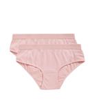 Ten Cate Meisjes Hipster Slip 2Pack Cotton Stretch Ash Pink