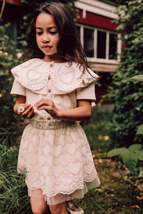 Alvide tule skirt creme oat  Baje studio Maat 86, Kinderen en Baby's, Babykleding | Maat 86, Meisje, Nieuw, Ophalen of Verzenden